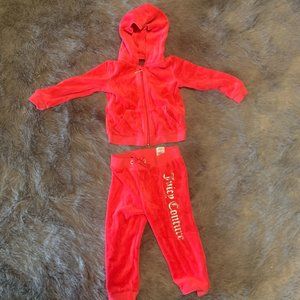 Juicy Couture - Pink Velour Jumpsuit